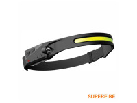 Superfire Lanterna de Cabeça 2W 340lm C/ Sensor Movimento HL65 Superfire Lanterna de Cabeça 2W 340lm C/ Sensor Movimento HL65